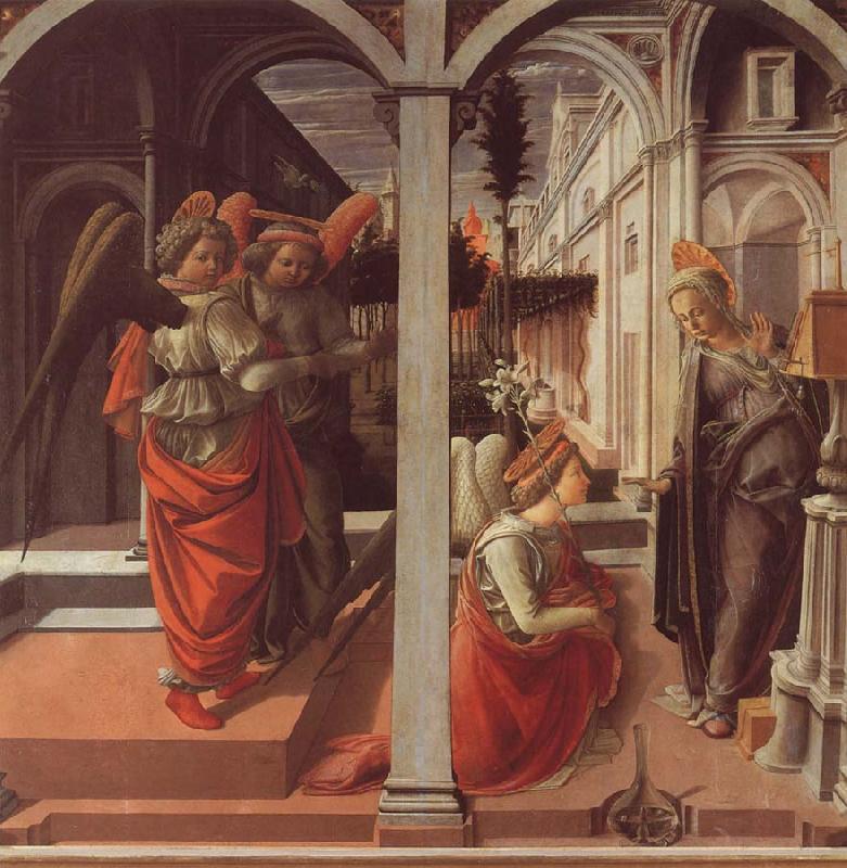 Fra Filippo Lippi The Annunciation